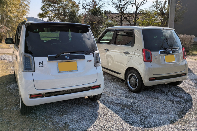 夫婦でN-ONE乗り