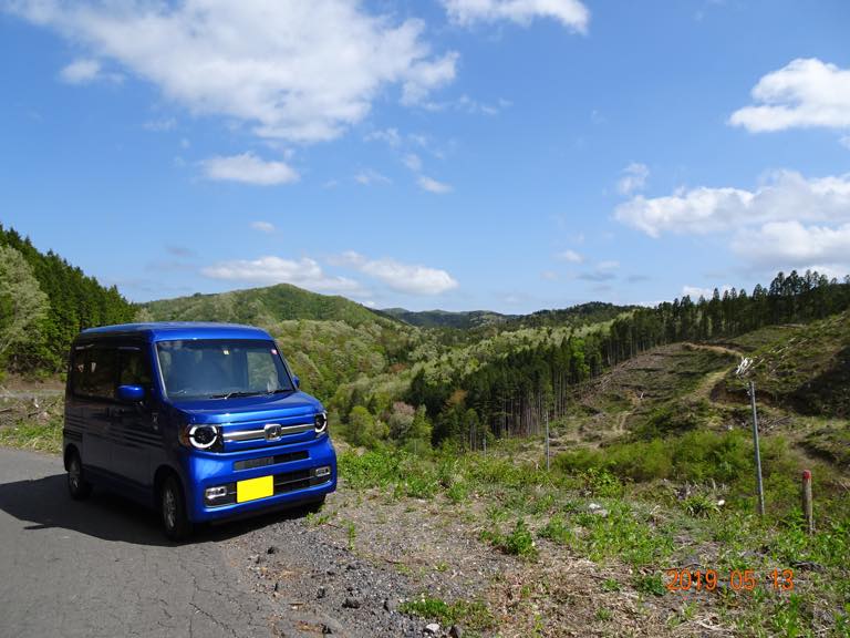 N-VAN君は林道も良く走る♪