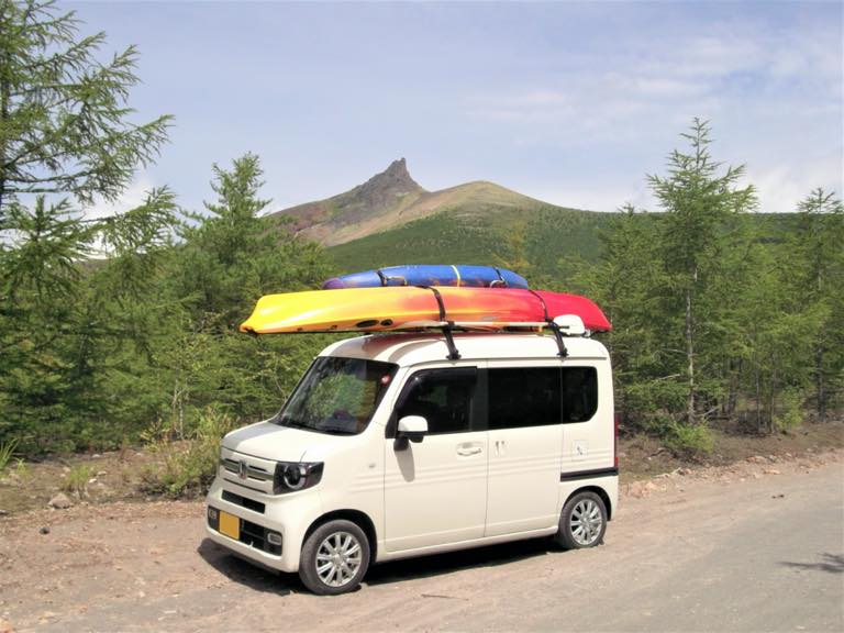 ソロキャンプ45年(車+モンキー)