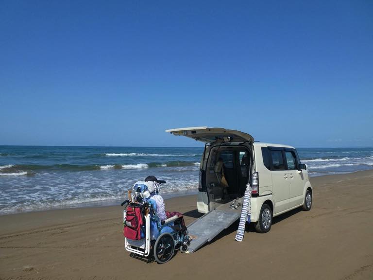 車いすでお出かけ