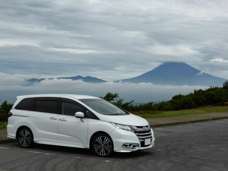 富士山と一緒に