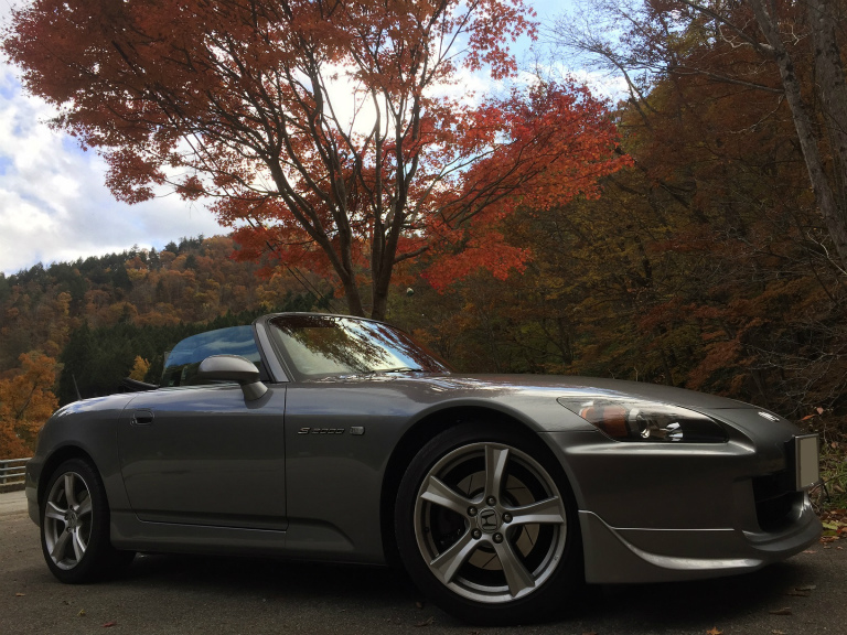 S2000と晩秋のせせらぎ街道