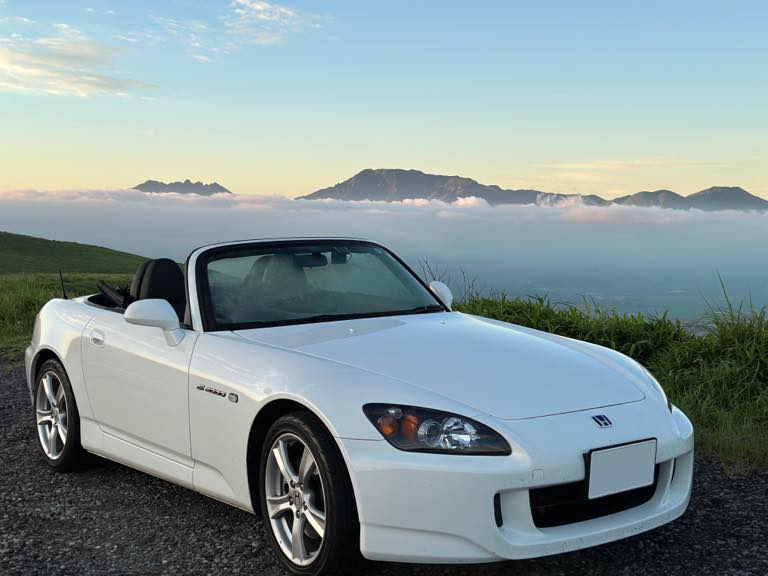 阿蘇の雲海とS2000