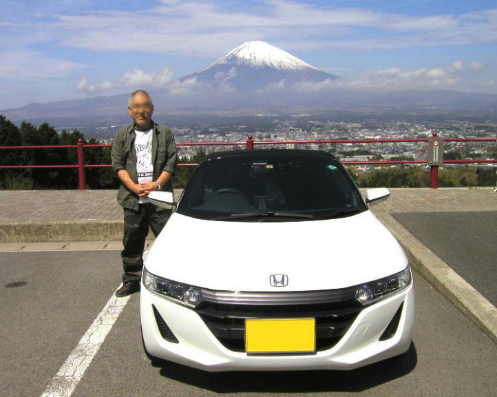 日本一の富士山とS660