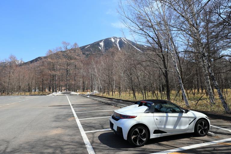 気持よく走った後は駐車場独占！