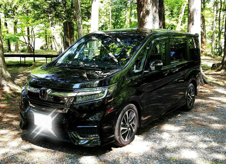 愛車も新緑で保養中