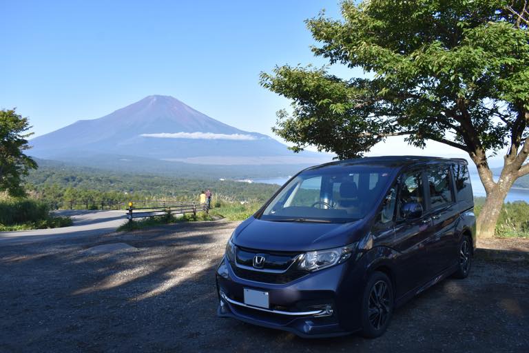 富士山と山中湖