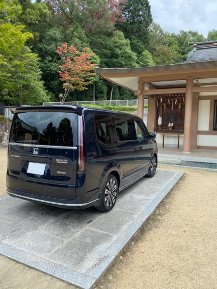 納車日に安全祈願