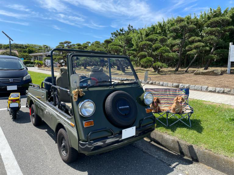 久しぶりの晴れに荷台整理