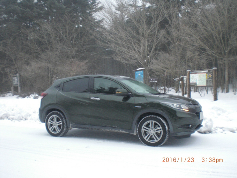 初めての雪上テストドライブ