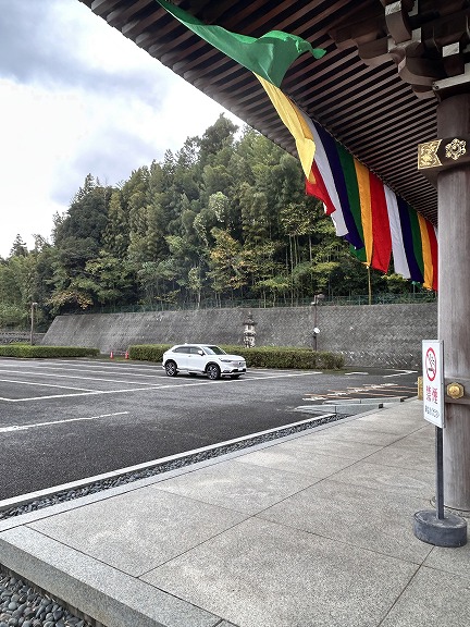 成田山新勝寺で新車の安全祈願