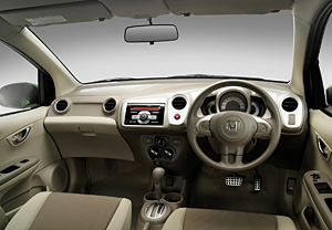 Honda BRIO Prototype(タイ仕様)内装 Honda BRIO Prototype(タイ仕様)内装