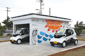 PV充電ステーションとMC-β PV充電ステーションとMC-β