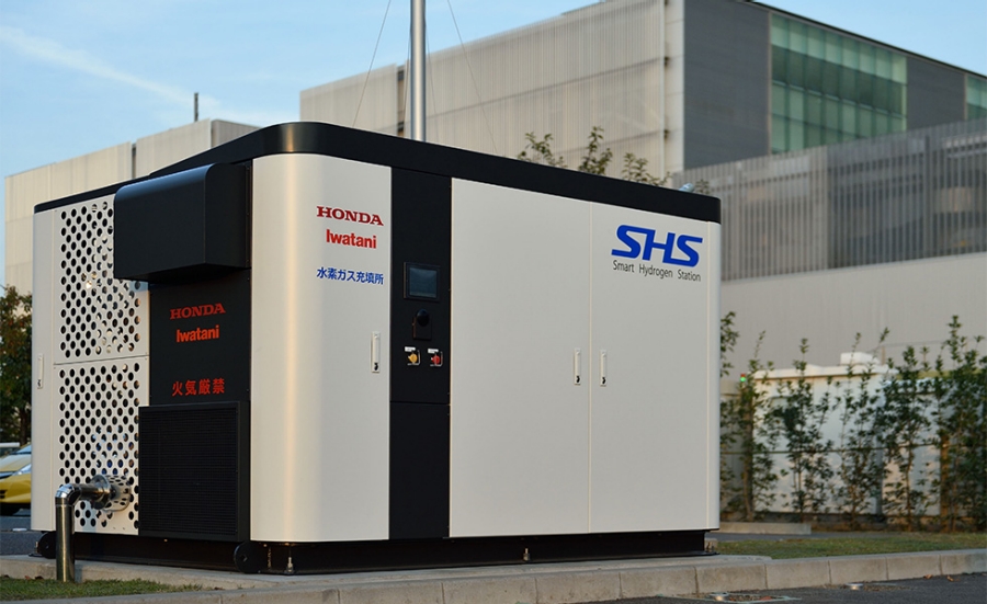 Honda パッケージ型 スマート水素ステーション を Honda和光本社ビルに設置