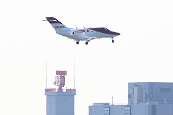 羽田空港に着陸したHondaJet 羽田空港に着陸したHondaJet