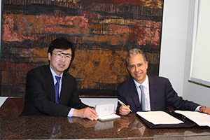 HACI藤野社長とLider社バズ社長 HACI藤野社長とLider社バズ社長
