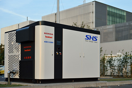 スマート水素ステーション(Honda和光本社ビル設置) スマート水素ステーション(Honda和光本社ビル設置)