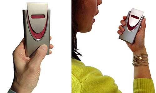 試作した呼気アルコール検知器 試作した呼気アルコール検知器