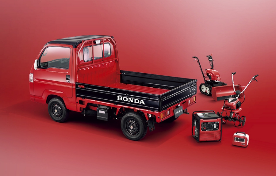 1/43 ホンダ アクティ トラック TOWN 特別仕様車 スピリットカラースタイル 2018 フレームレッド×ブラック (HS365RE)