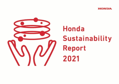 「Honda Sustainability Report 2021」表紙