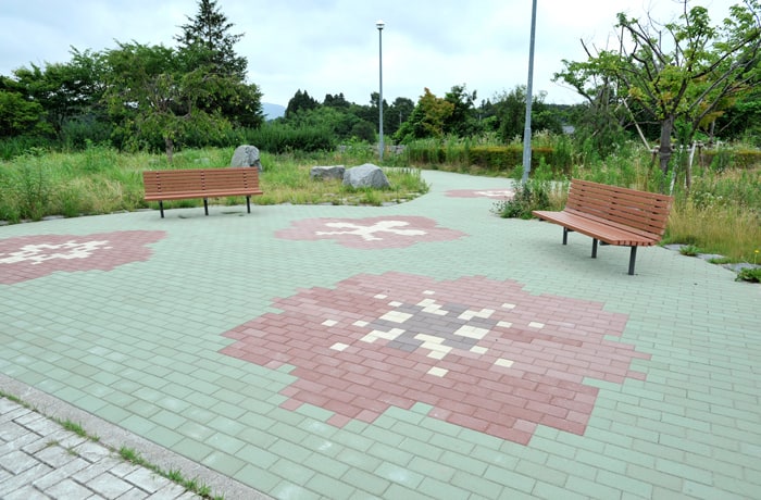 わんこと一緒に休憩ができますね。
