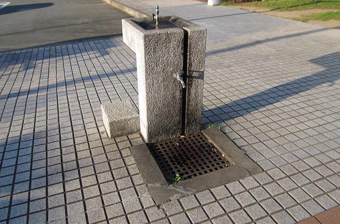 水飲み場がありますよ。