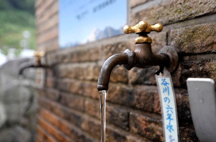 わんこ用にペットボトル等を持参し、谷川岳の天然水を汲むことができますよ。