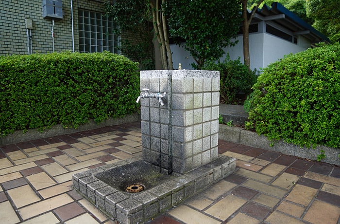 水飲み場があります。