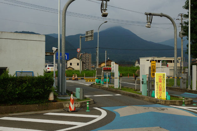 スマートIC出口付近です。