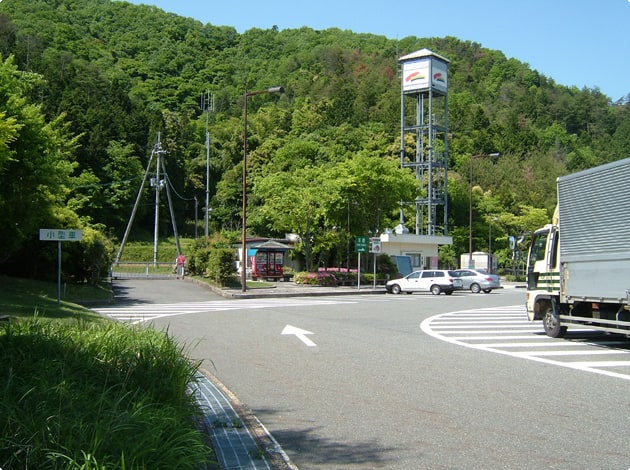 パーキングエリア全景です。
