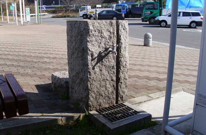 水飲み場があります。