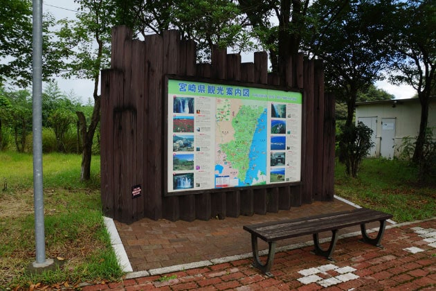宮崎県観光案内図です。