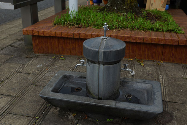 水飲み場があります。