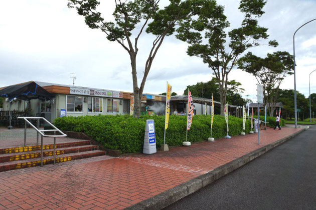 サービスエリア全景です。