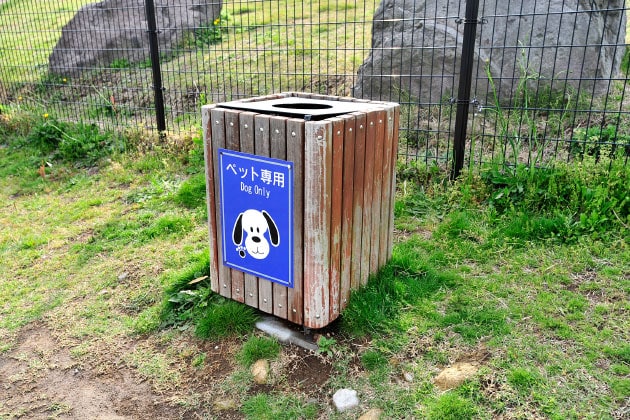 ペット専用ゴミ箱も完備！