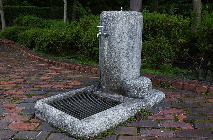 水飲み場があります。
