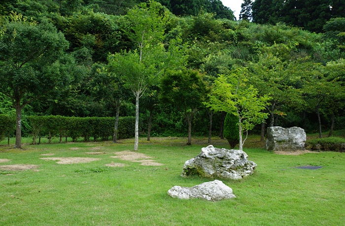 木がたくさんあり、涼しげです。
