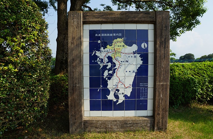 九州マップ。旅の参考にしてみては？
