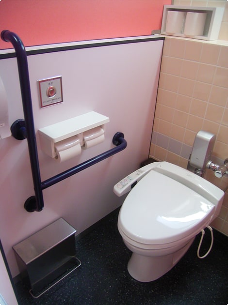 トイレはウォシュレットです。