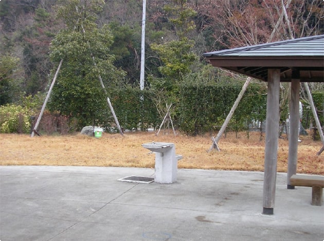 水道も設置されています。わんこの水分補給も忘れずに！