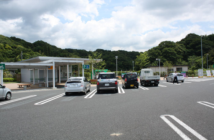 パーキングエリア全景です。