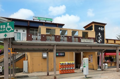 広めの緑地があるSAです。
