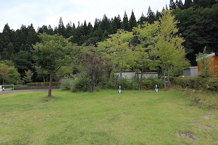 広めの緑地があります。