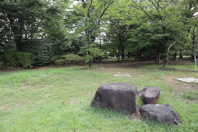 広めの緑地があります。