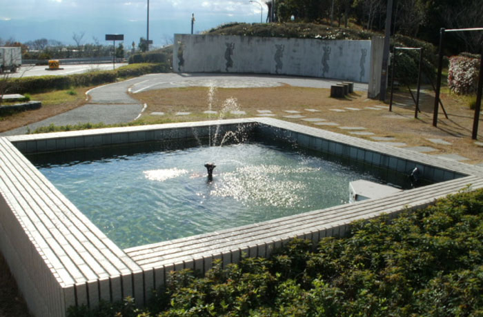 噴水もあります。