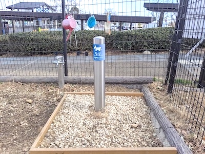 わんこ専用のトイレが設置されています。