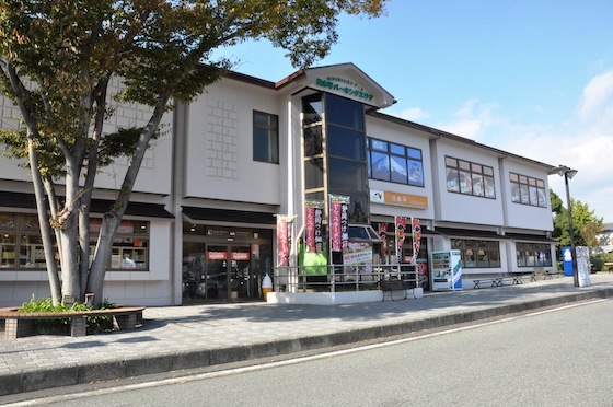 わんこと一休みできるテラス席のあるPAです。