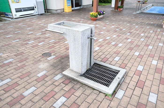 水飲み場があります。