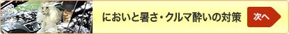 次へ「においと暑さ・クルマ酔いの対策」