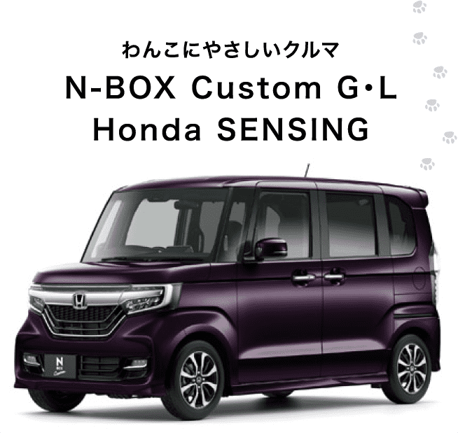 わんこにやさしいクルマ N-BOX Custom G・L Honda SENSING